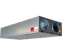 Unidad de ventilación eléctrica Flatpower 2500 con recuperación de calor y post-calentamiento por agua caliente, caudal de aire de 2 etapas, de Zehnder - CZICDF047669