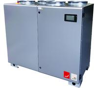 Unidad de ventilación SILVERTOP 08 eléctrica de 2 velocidades, con recuperación de calor y postcalentamiento por agua caliente de Zehnder - CZICDF028687