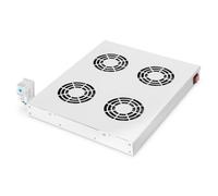 Unidad de ventilador Digitus para rack 19" con 4 ventiladores 552 m³/h gris