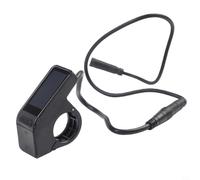 Unidad de visualización SW102 compatible con bafang para motor bbs01 B con kilómetros totales millas, tiempo de velocidad e indicador de batería