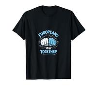 Unidad Europea Bandera Estrellas Retro Camiseta