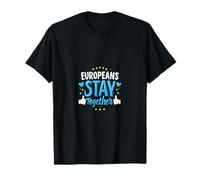 Unidad Europea Bandera Patriótica Estrellas Camiseta