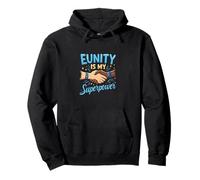 Unidad Europea Estrellas Retro Sudadera con Capucha