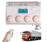 Unidad evaporadora universal de CA con 4 rejillas de ventilación y ajuste de 5 velocidades, 3800 rpm para una refrigeración eficiente en coches, caravanas, camiones, furgonetas y autocaravanas