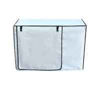 Unidad exterior de cubierta de CA - Muro de clima robusto para clima externo, lona protectora transpirable con banda elástica | El tejido de Oxford bloquea la suciedad con signo UV, protección del sis