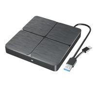 Unidad Externa de BLU-Ray, portátil, óptica 3D, grabadora CD, DVD y ROM, Compatible con Windows XP/7/8/10/11 MacOS