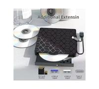 Unidad Externa de CD/DVD 7 en 1, Reproductor de CD, Grabadora de DVD, Unidad Óptica USB 3.0 y Tipo C, Grabadora/Escritora de CD/DVD para PC