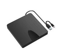 Unidad Externa, grabadora USB 3.0 y Tipo C, Reproductor de DVD/CD portátil, Unidad óptica 3D for PC
