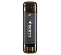 Unidad externa Transcend TS2TESD310C 2TB USB A-C Negro alta velocidad