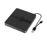Unidad Externa USB 3.0 portátil 3D - Combo de Unidades ópticas Reproductor CD DVD Grabadora Lector for PC Portátil Windows MacOS