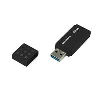 Unidad flash Goodram UME3 64GB USB 3.2 Gen 1 negra carcasa resistente
