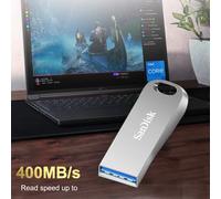 SanDisk 256GB Ultra Luxe Memoria flash, USB 3.2, con velocidades de transferencia hasta 400MB/s