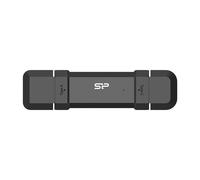 Unidad flash Silicon Power DS72 500 GB USB Type-A y Type-C 3.2 Gen 2 1050 MB/s negra