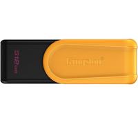 Unidad flash USB 3.2 DataTraveler Exodia S de 512 GB (Negro/Amarillo) - KINGSTON