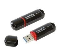 Unidad flash USB Adata AUV150-128G-RBK 128GB USB 3.2 Gen 1 negra con tapa