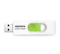 Unidad flash USB ADATA UV320 256 GB USB-A 3.2 Gen 1 verde blanco deslizable