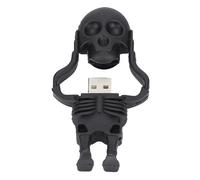 Unidad flash USB con diseño novedoso, unidad flash USB con forma de esqueleto de dibujos animados que ofrece alta velocidad de transferencia,