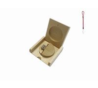Unidad flash USB de madera de arce circular con caja de madera (USB 2.0/1GB, 1 unidad)
