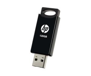 Unidad flash USB HP V212 128GB USB 2.0 negro diseño deslizable