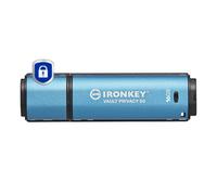 Unidad flash USB Kingston IronKey Vault Privacy 50 16GB AES-256 FIPS 197 USB 3.2 Negro-Azul