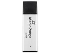 Unidad flash USB MediaRange MR1900 32 GB USB 3.2 Gen 1 Negro Plata