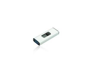 Unidad flash USB MediaRange MR917 64 GB USB 3.2 Gen 1 Deslizar Negro Plata