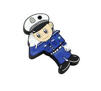 Unidad Flash USB Modelo de policía de Dibujos Animados USB Stick 8Gb 16Gb Pen Drive 32Gb 64Gb USB Flash Memory Stick Pendrive Pen Drive Thumb Drive