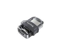 Unidad flash USB SANDISK ULTRA DUAL DRIVE M3.0 256GB - Conexiones duales - Gris