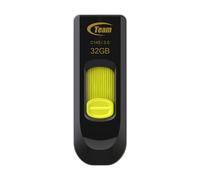 Unidad flash USB Team Group C145 32 GB USB tipo A 3.2 Gen 1 deslizable negro amarillo