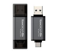 Unidad flash USB Team Group X1 128 GB USB Type-A y Type-C 3.2 Gen1