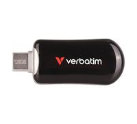 Unidad flash USB Verbatim 30225 128 GB USB Tipo C 3.2 Gen 1 Negro