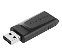 Verbatim Slider - Unidad USB de 128GB - Negro