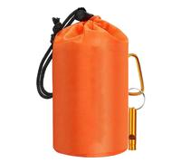 unidad/juego de saco de dormir de emergencia, ligero, de supervivencia, de 26 micras, color naranja, portátil, térmico, compatible con campi