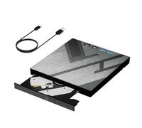 Unidad óptica Externa BLU-Ray 7 en 1 for Ordenador portátil, Reproductor de DVD CD-RW USB 3.0 Tipo C, grabadora portátil con Ranura for Tarjeta SD/TF