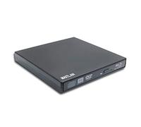 Unidad óptica Externa BLU-Ray DVD/CD para DELL Inspiron 15 13 14 Series 5000 7000 7567 7577 7559 7373 2 en 1 con Pantalla táctil, USB portátil 8X DVD RW RAM 24X CD-R grabadora de CD-R, Color Negro