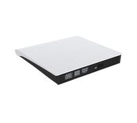 Unidad Óptica Externa Delgada USB 3.0, Reproductor De DVD, Grabadora DVD-ROM, DVD-RW, Plug and Play Compacto Y PequeñO(Silver)