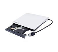 Unidad óptica externa portátil ultradelgada, portátil, con USB 3.0, 8X, DVD+ RW, 24X, CD, RM, grabadora de CD ROM para Windows 7, 8, 10, Mac OS y ordenadores de sobremesa para portátiles HP, Dell,