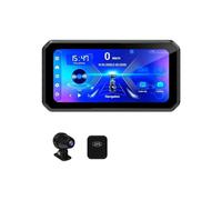 Unidad Principal del Coche Android 6.25 Motocicleta GPS sin conexión CarPlay Auto Cámara DVR 1080