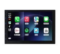 Unidad Principal del Coche Estéreo para Coche con CarPlay inalámbrico y Android Auto, Radio Bluetooth 4.1, cámara de visión Trasera Espejo retrovisor(Quad-Core 2G-64G)