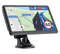 Unidad Principal del Coche Navegador GPS para Coche/camión con Pantalla táctil, mapas y navegación por Voz de 7 Pulgadas