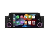 Unidad Principal del Coche Radio estéreo para Coche 1Din con Bluetooth, FM, Compatible CarPlay, Android Auto, Reproductor MP5 de 5 Pulgadas y Mirror Link