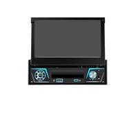 Unidad Principal del Coche Radio para Coche Android Auto Universal con Pantalla IPS retráctil de 7", navegación GPS, 1 DIN, 13 y Multimedia para(1-32GB+c)