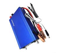Unidad principal inversora de doble conversión, 12 V, 20 A, kit convertidor de CC a CA de alta potencia para sistemas de batería, diseño compacto de metal, azul (9930000w)