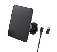 Unidad solar de larga duración para cámaras, 5 W, 5 V, panel de cristal único, incluye enchufe a prueba de fácil instalación, panel solar para cámara