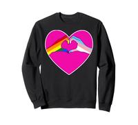 Unidad Solidaridad Amor LGBTQI empoderamiento Arco Iris Sudadera
