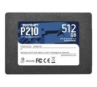 Unidad SSD interna Patriot P210 de 512 GB - SATA 3 de 2,5"" - Unidad de estado s lido - P210S512G25