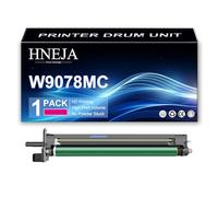 Unidad Tambor W9077MC, Unidad Imagen Compatible W9077MC W9078MC para HP E87750dn E87740dn E87760dn E87770dn E87740Z E87750Z E87760Z E87760Z Impresoras,Magenta-1 Pack