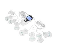 Unidad Tens Recargable de Doble Canal, Masajeador Electrónico Digital de Salida Dual, Estimulador Muscular, Instrumento de Masaje para Aliviar el Dolor