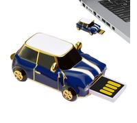 Unidad USB | Almacenamiento Flash,Diseño Seguro Retro de Coche Clásico 4GB Disco de Almacenamiento de Datos Pequeño para Ordenador Portátil Teléfono Televisor y Juegos para Transferir Música Fotos y