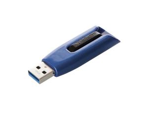 Unidad USB Verbatim V3 MAX 128 GB USB 3.2 Gen 1 Deslizar Negro Azul